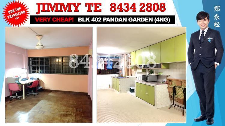 Blk 402 Pandan Gardens (Jurong East), HDB 4 Rooms #136107402